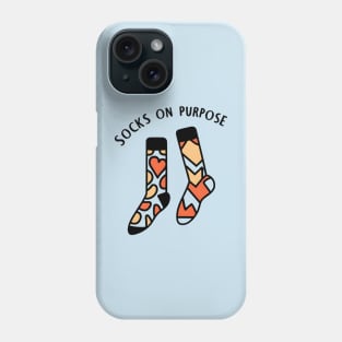 Socks on purpose Phone Case