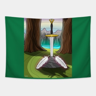 Sword in the stone Tapestry