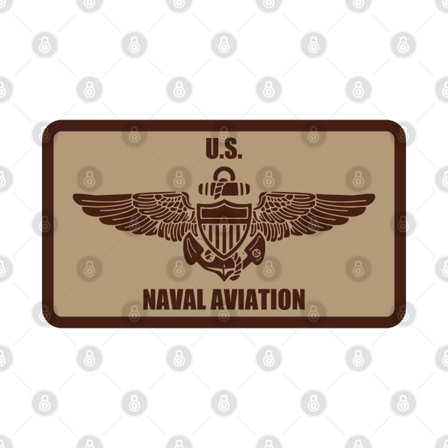 U.S. Naval Aviation Wings Patch (desert subdued) by TCP