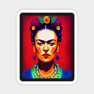 Frida Kahlo Hallowee T-Shirt Magnet