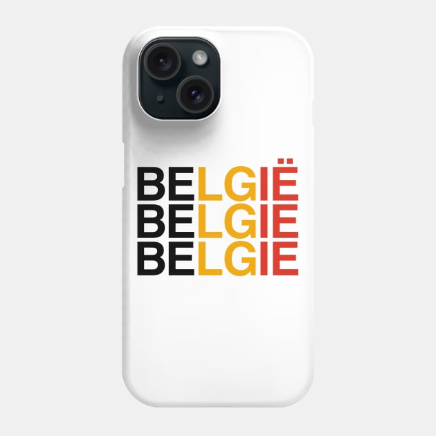 BELGIUM Flag Phone Case by eyesblau