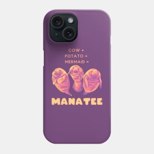 Cow + Potato + Mermaid = Manatee Phone Case