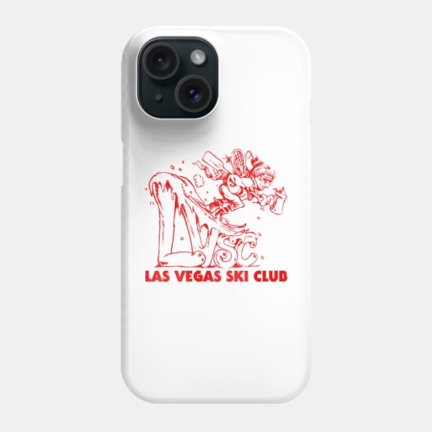 Retro Defunct 80s Las Vegas Ski Club Phone Case by darklordpug