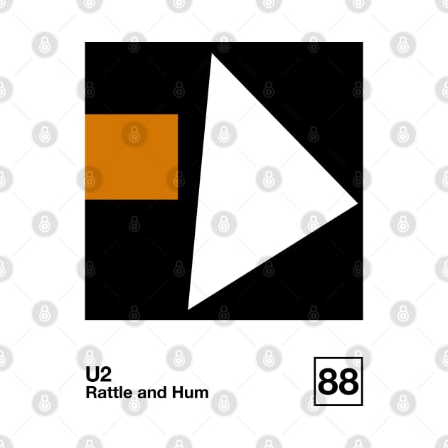 Rattle And Hum / Minimalist Style Graphic Poster Design by saudade