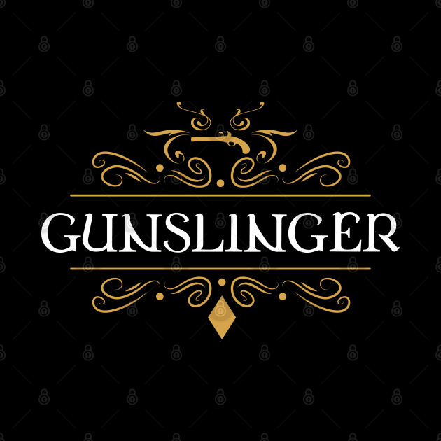 Gunslinger Character Class Tabletop RPG Gaming by pixeptional