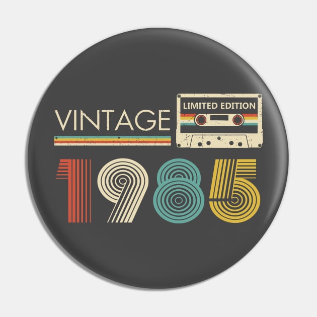 Vintage 1985 Limited Edition Cassette Pin by louismcfarland