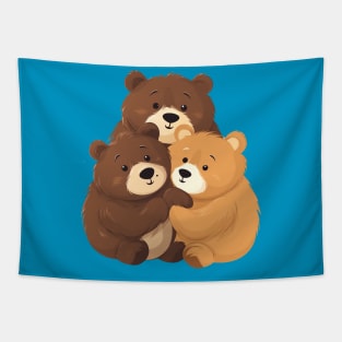 three tender bears Tapestry