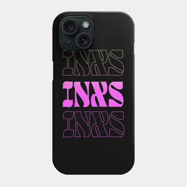 INXS // Typography Fan Art Design Phone Case by bambangbuta