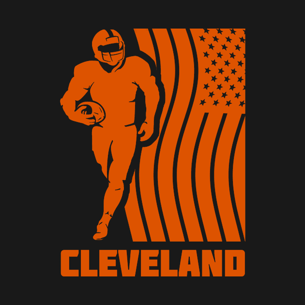 Cleveland Football by Toogoo