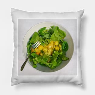 Yellow Tomato Salad With Fork Pillow