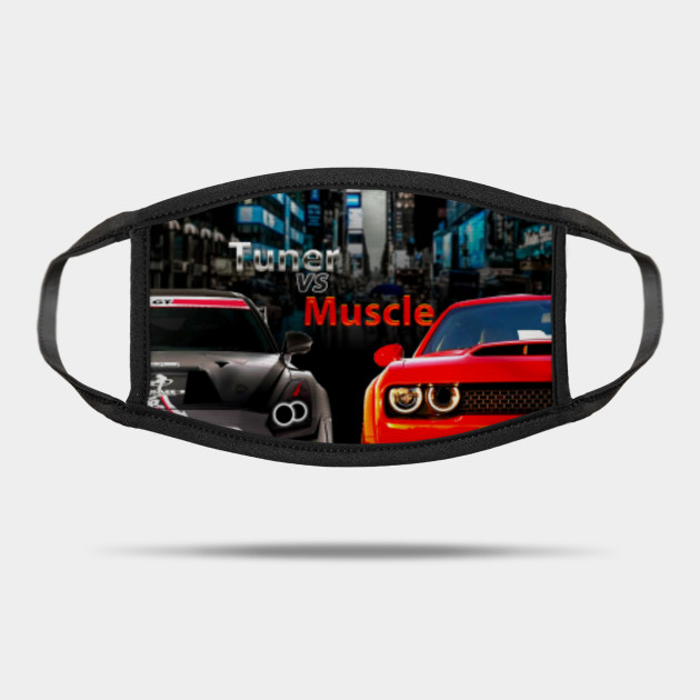 Tuner Vs Muscle Challenger Mask Teepublic