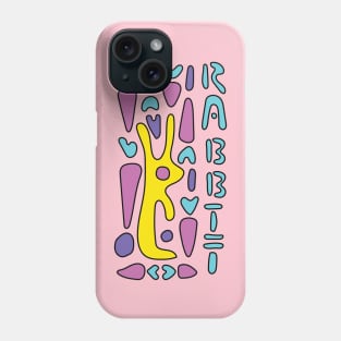 Rabbit with carrots Phone Case