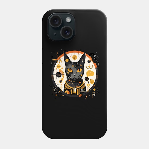 Egyptian Cat Halloween, Cat Lover Phone Case by dukito