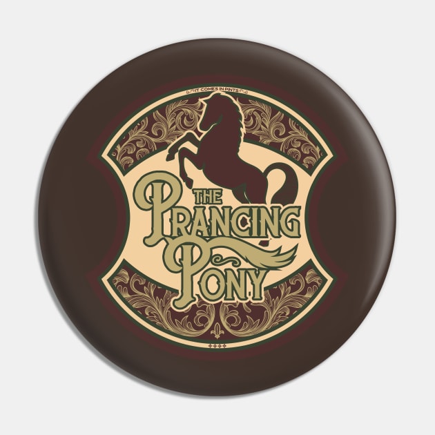 Prancing Pony Pin by Daribo