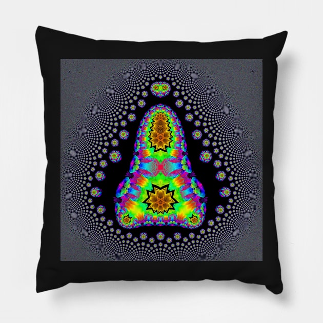 Atomic Fusion -  Lotus Position Pillow by Boogie 72