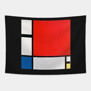 Composition with Red, Blue, and Yellow Tapestry