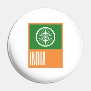 India Country Symbols Pin