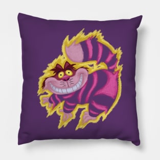 The Cheshire King Pillow