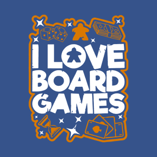 I Love Board Games 1 T-Shirt