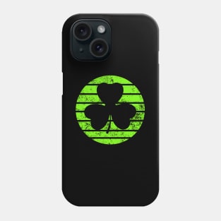 Shamrock Distressed Retro Irish Clover Phone Case