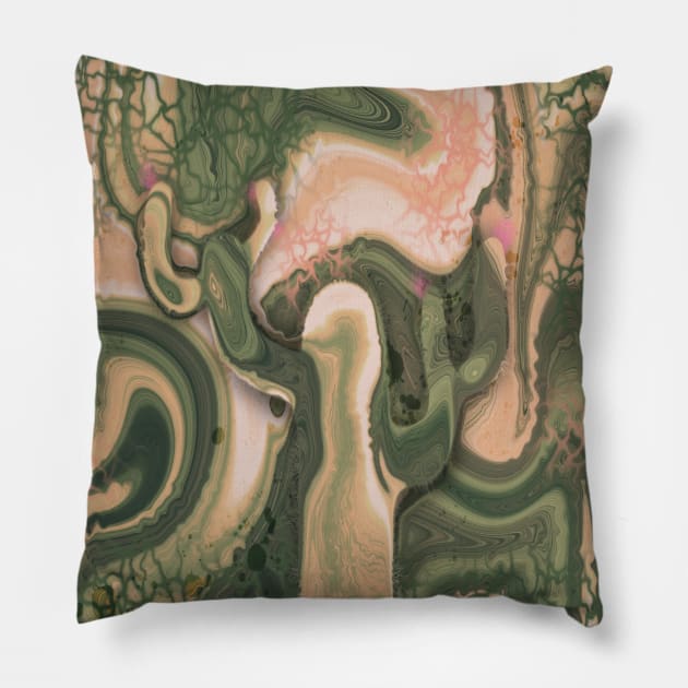 Cactus Illusion Pillow by MayGreenAbgrall