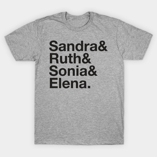 female supreme court justices t shirt