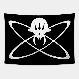 Space Jolly Roger (white) Tapestry