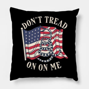 Don’t tread on me usa flag Pillow