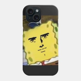 Straight faced Spongebob Phone Case