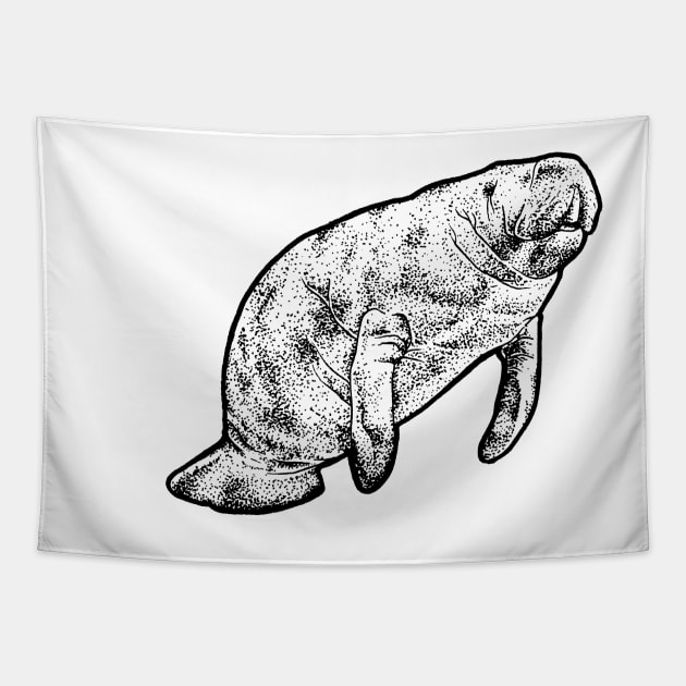 Manatee Tapestry by Elizabeth Weglein Art