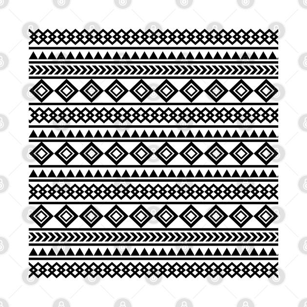 Black and white tribal pattern by SamridhiVerma18