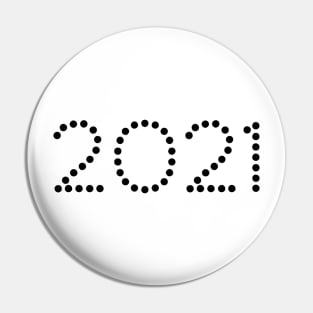 Class of 2021 Dots Pattern Pin