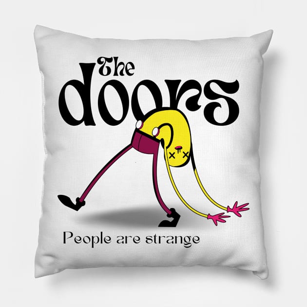 People are strange Pillow by Animals Project