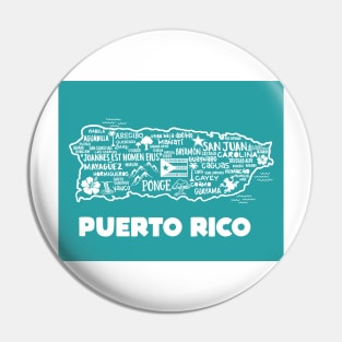 Puerto Rico Map Pin