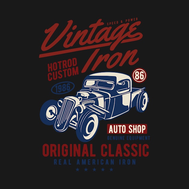 Vintage Hot Rod by lionkingdesign