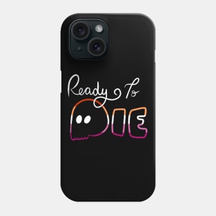 Ready To Die Emo Skull (Lesbian Colors) Phone Case