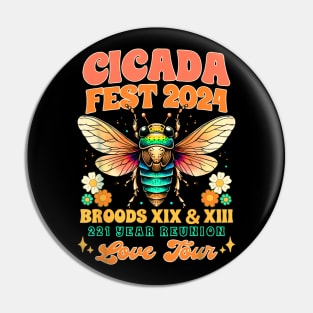 Cicada fest 2024 Brood xix Pin