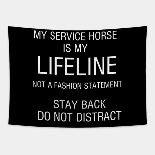 My service horse is my lifeline Tapestry