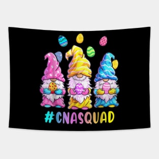 CNA Squad Happy Easter Funny Gnomes Egg Hunt Colorful Eggs Tapestry