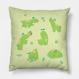 Friendly Dino Pillow