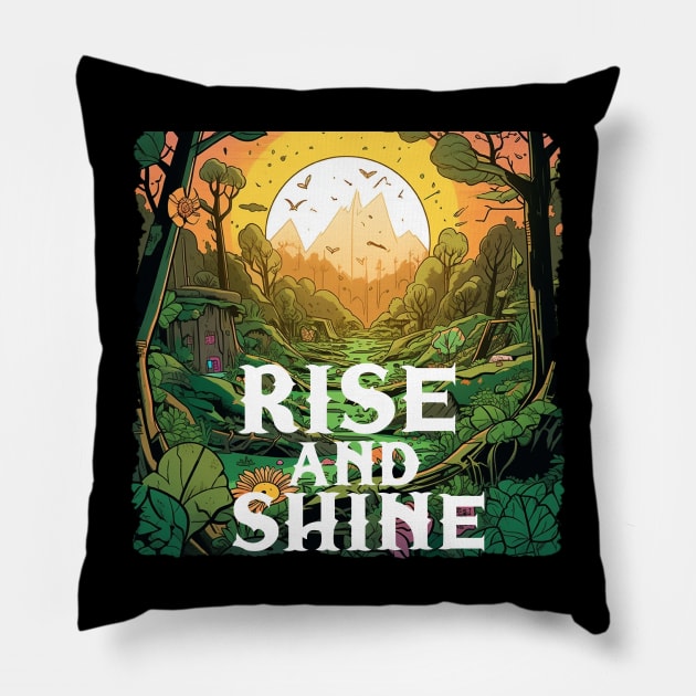 Rise And Shine Pillow by Pixy Official