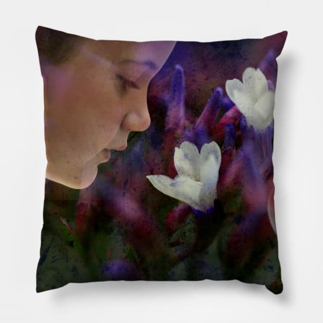 Dreaming in Colour Pillow by micklyn