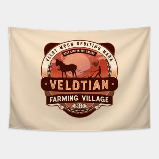 Veldtian Farming Village Emblem Tapestry