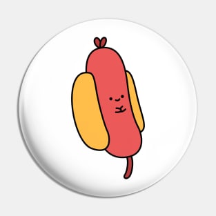 Happy Little Hot-Dog Pin