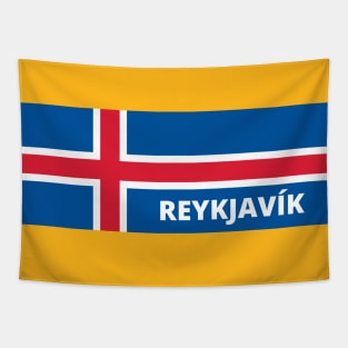 Reykjavík City in Icelandic Flag Tapestry