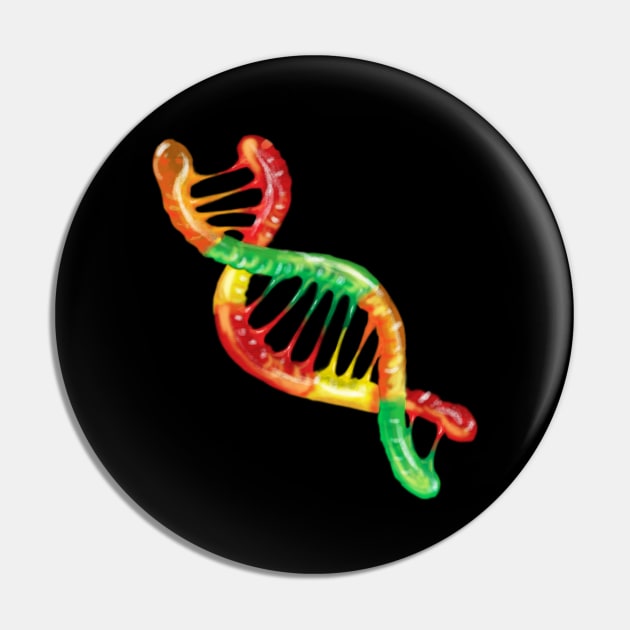 Gummy Worm DNA Pin by Manicdoodler