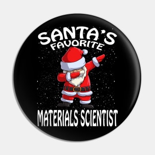 Santas Favorite Materials Scientist Christmas Pin