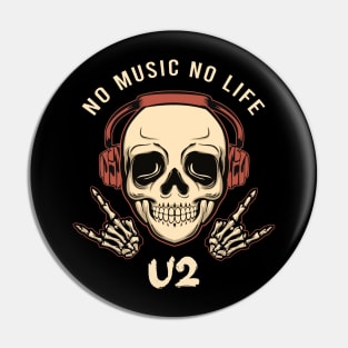 No music no life u2 Pin