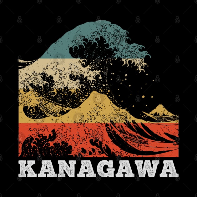 Great Wave Kanagawa Vintage by giovanniiiii