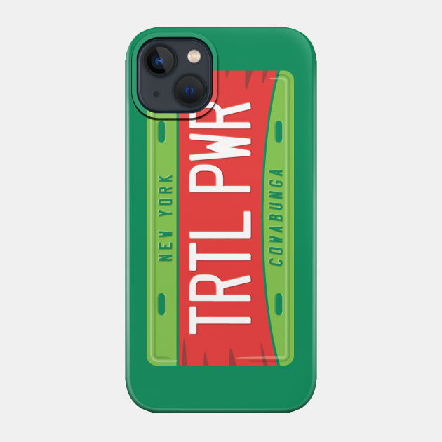 Turtle Power License - Turtle Power - Phone Case